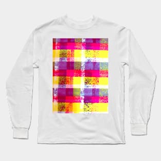 Plaid Grafitti Long Sleeve T-Shirt